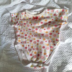 dots onesie 3 months potato tomato
